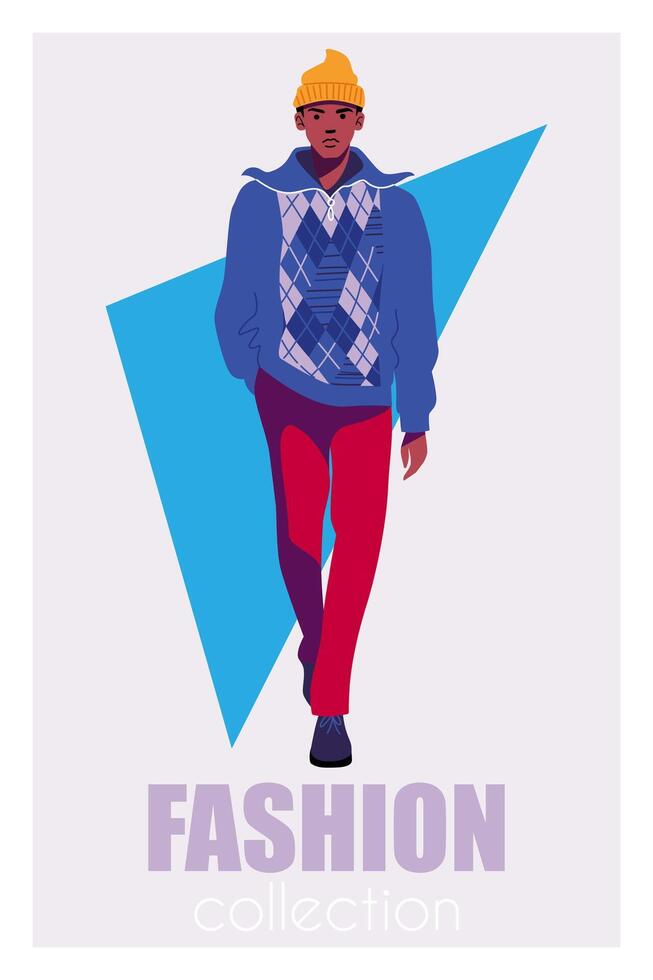 Fashion show poster vector