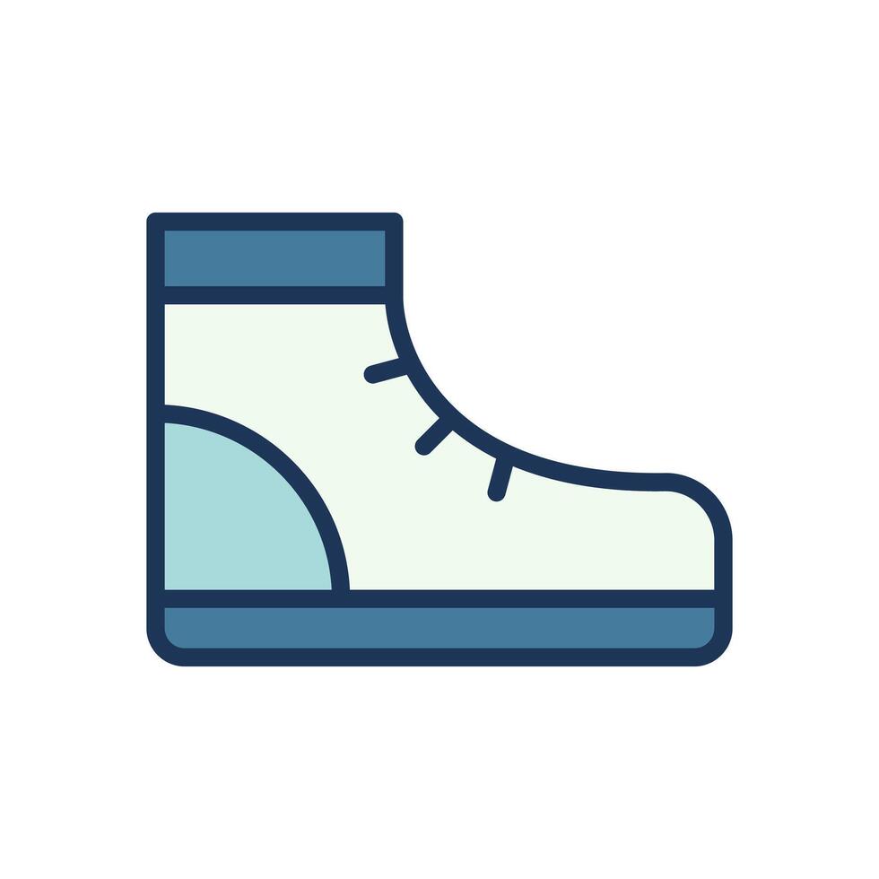 hiking boots icon symbol vector template