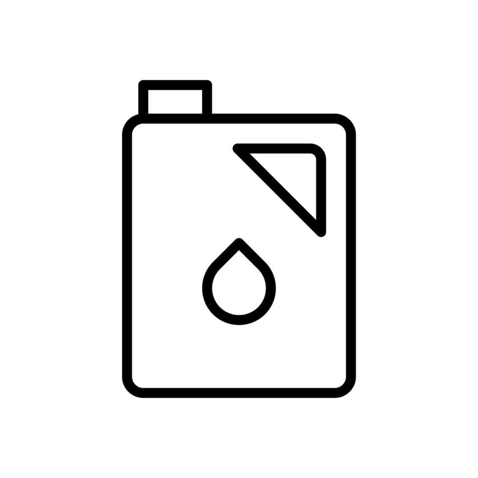 petróleo lata icono símbolo vector modelo