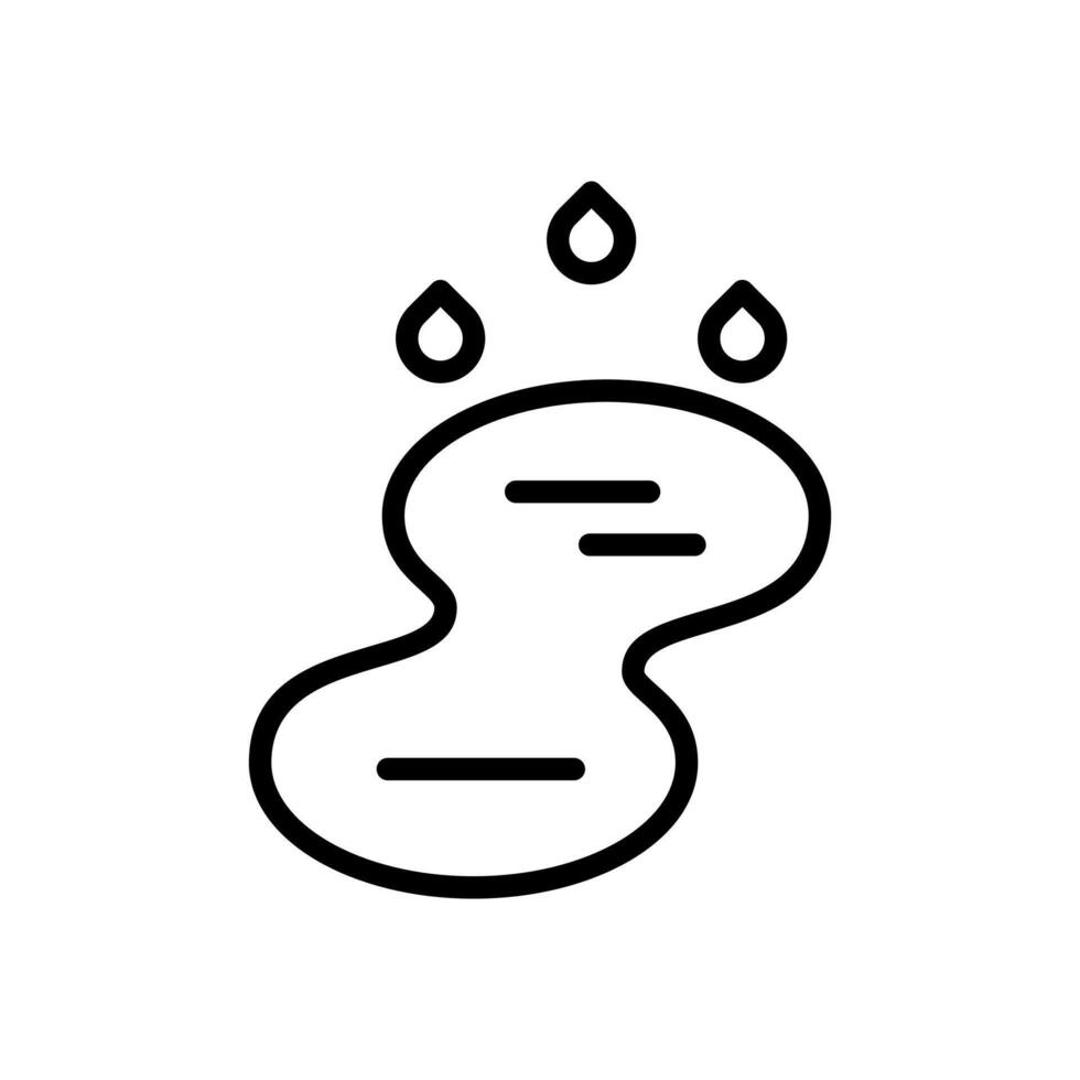 puddle icon symbol vector template