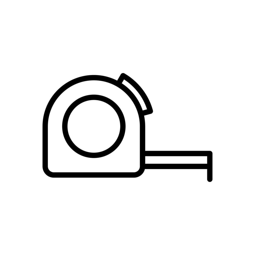 measuring tape icon symbol vector template