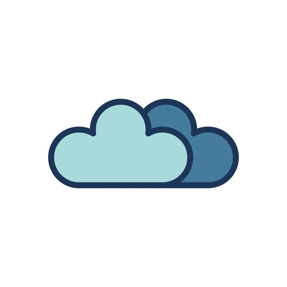 clouds icon symbol vector template