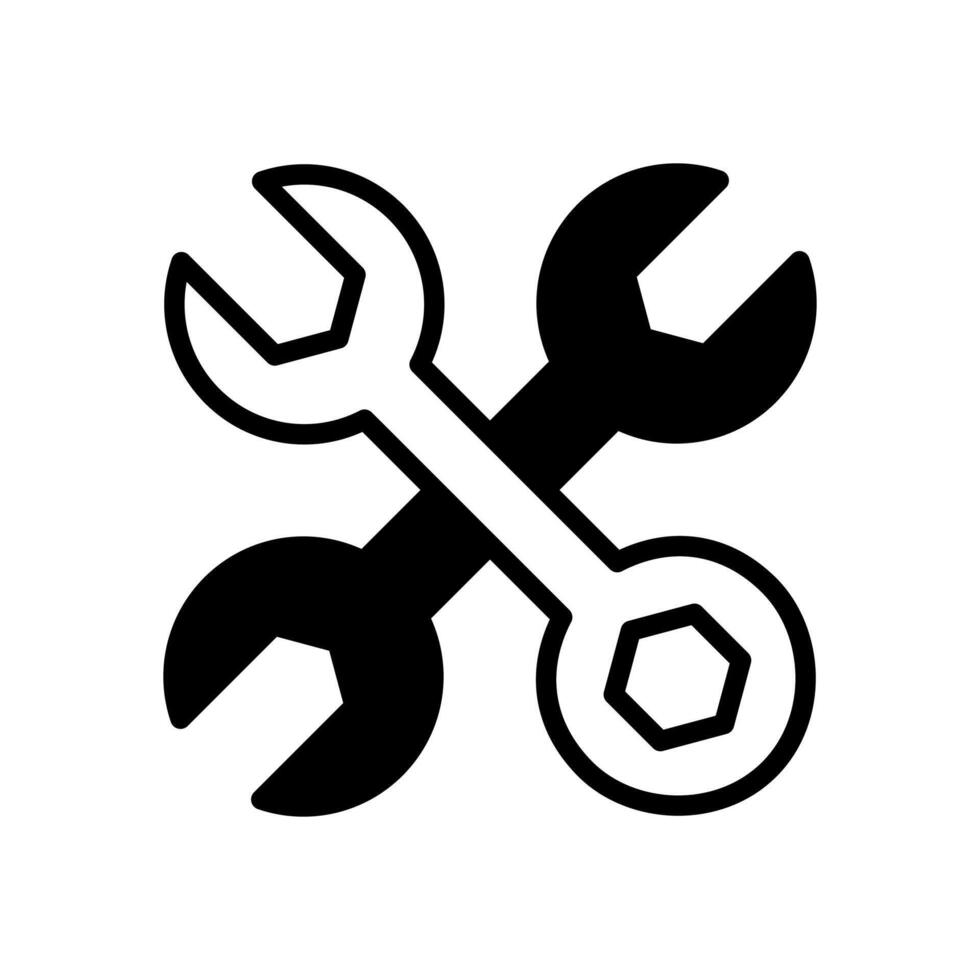 mecánico herramienta icono símbolo vector modelo