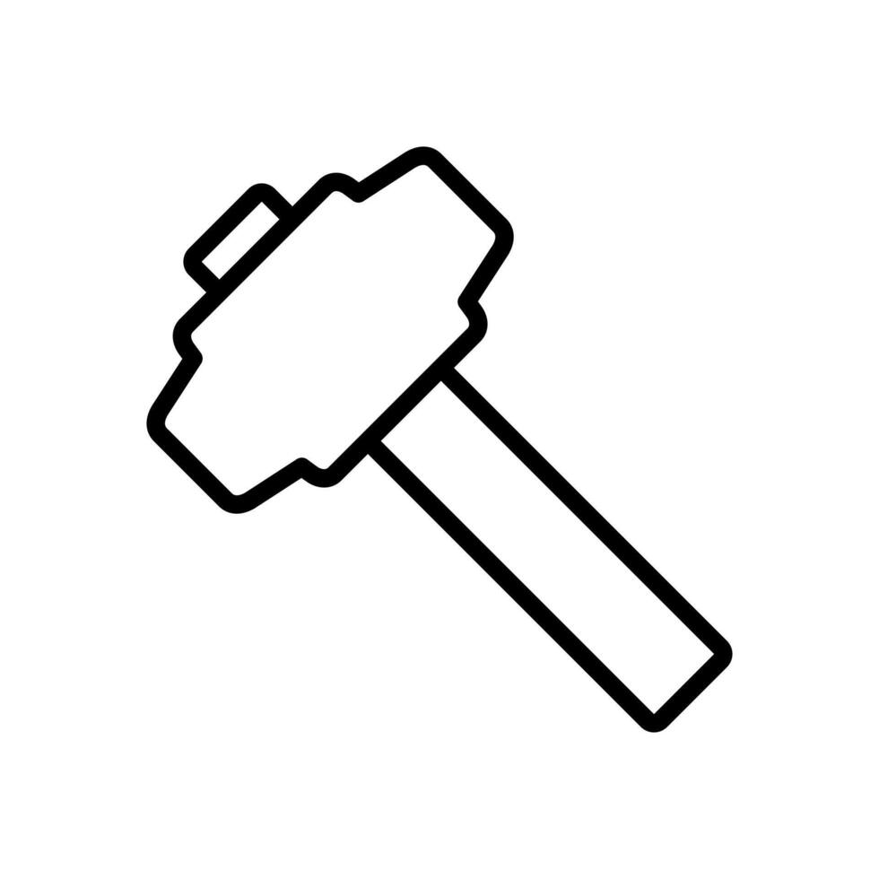 hammer icon symbol vector template