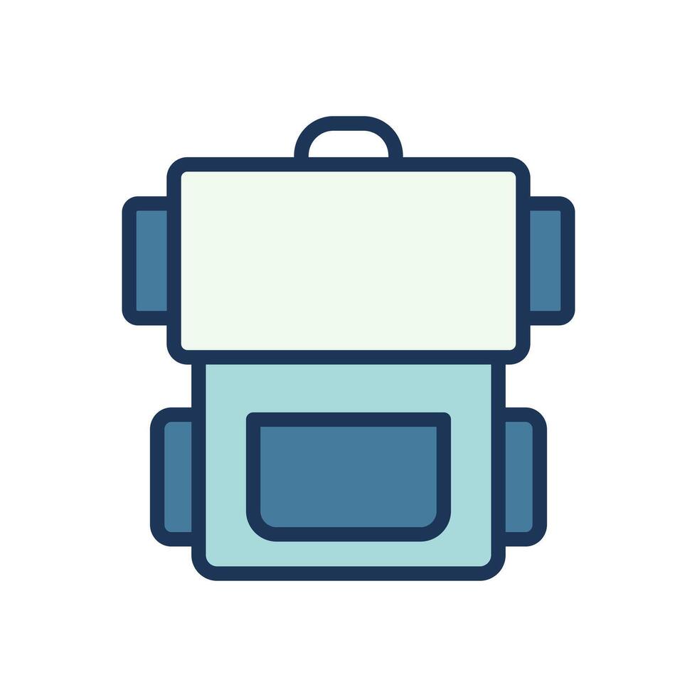 backpack icon symbol vector template