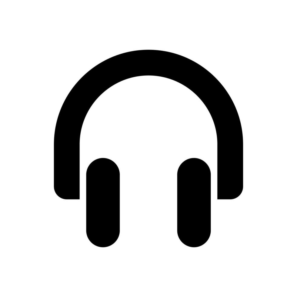 earphone icon symbol vector template