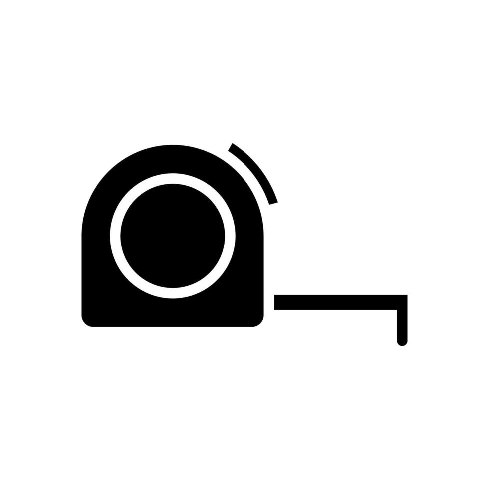 measuring tape icon symbol vector template