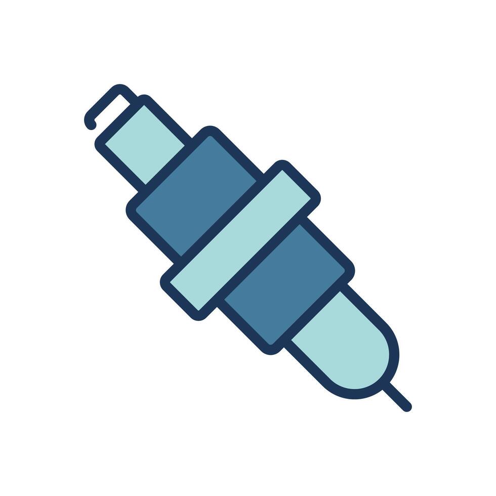 spark plug icon symbol vector template