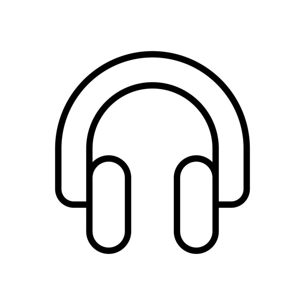 earphone icon symbol vector template