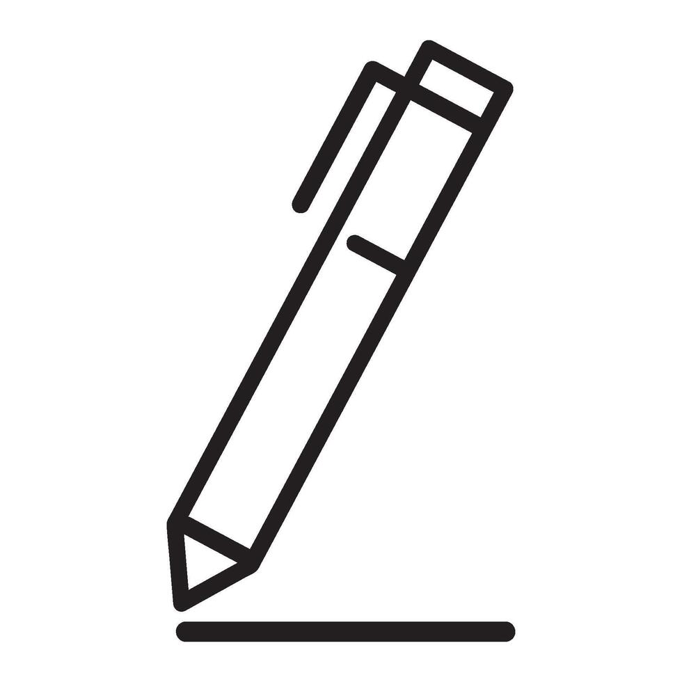 fountain pen icon logo vector design template