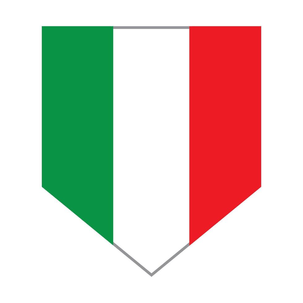 italiano bandera icono vector ilustración diseño