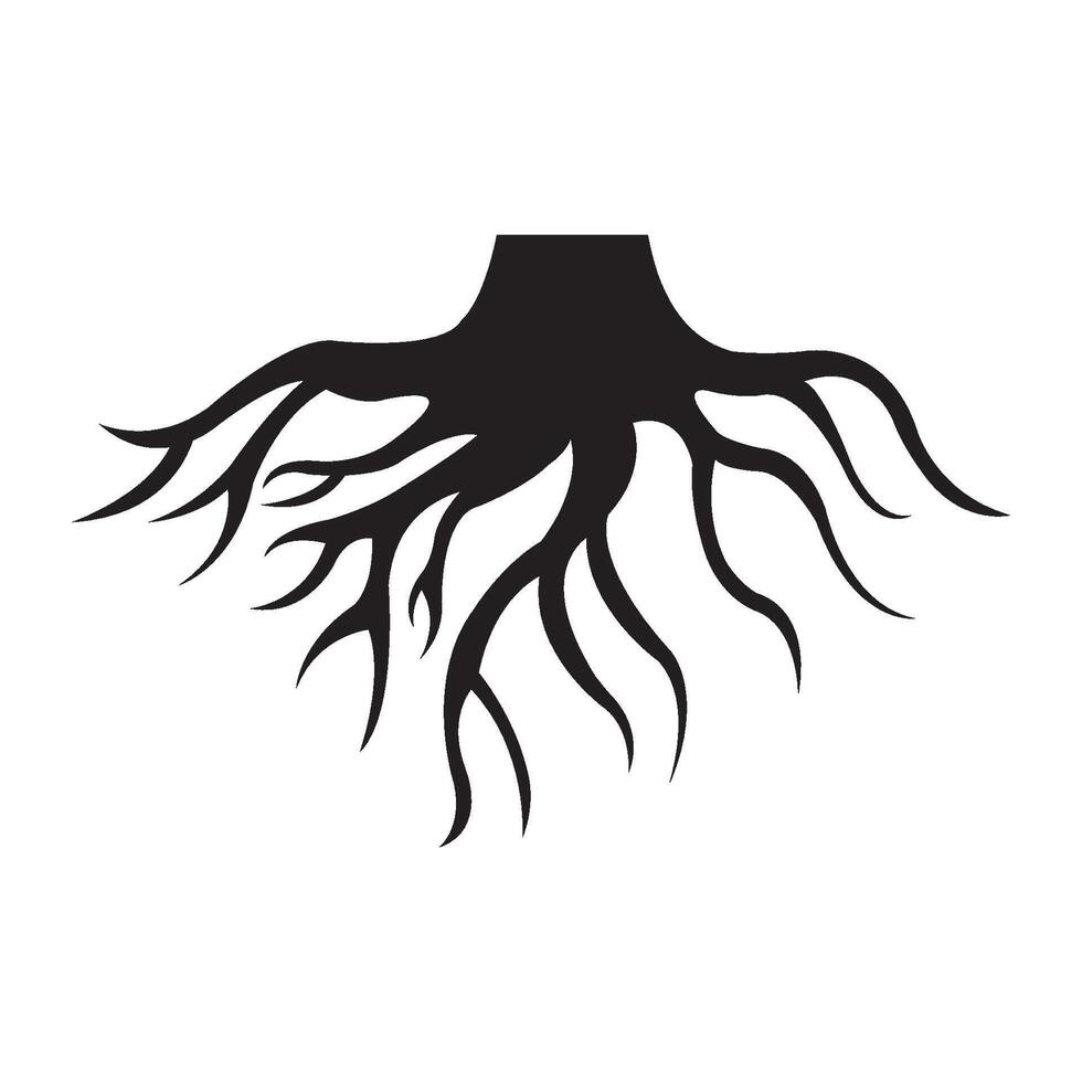 root of the tree icon logo vector design template