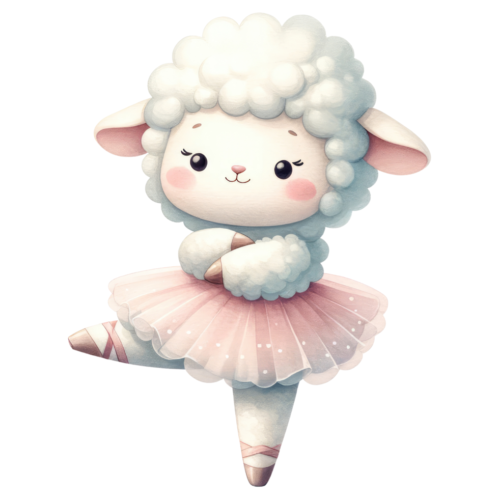 Ai Generated Cute Sheep Ballerina Cartoon Illustration 41484498 Png Ai Generated Cute Sheep Ballerina Cartoon Illustration 41484498 Png