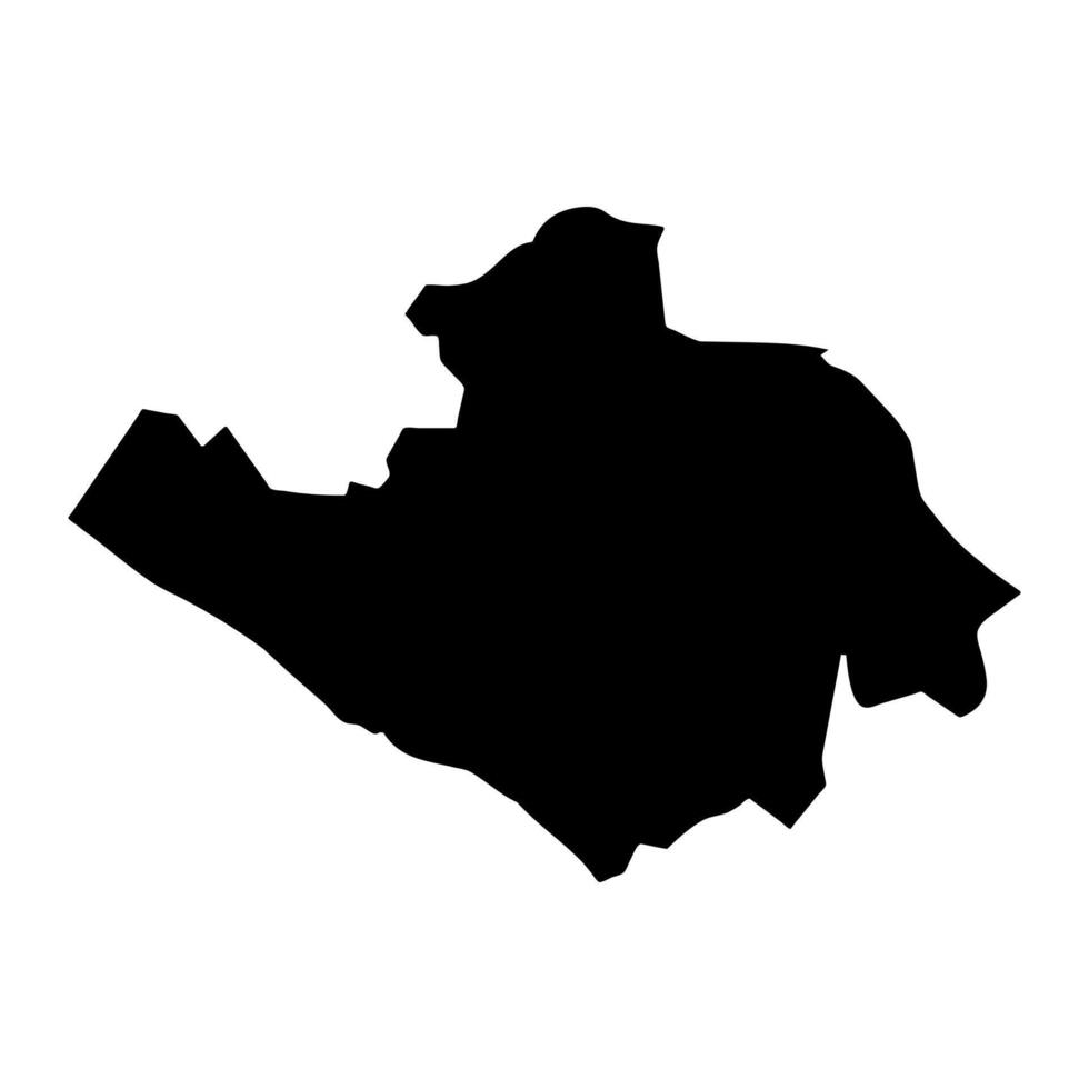 Vinh Long province map, administrative division of Vietnam. Vector illustration.