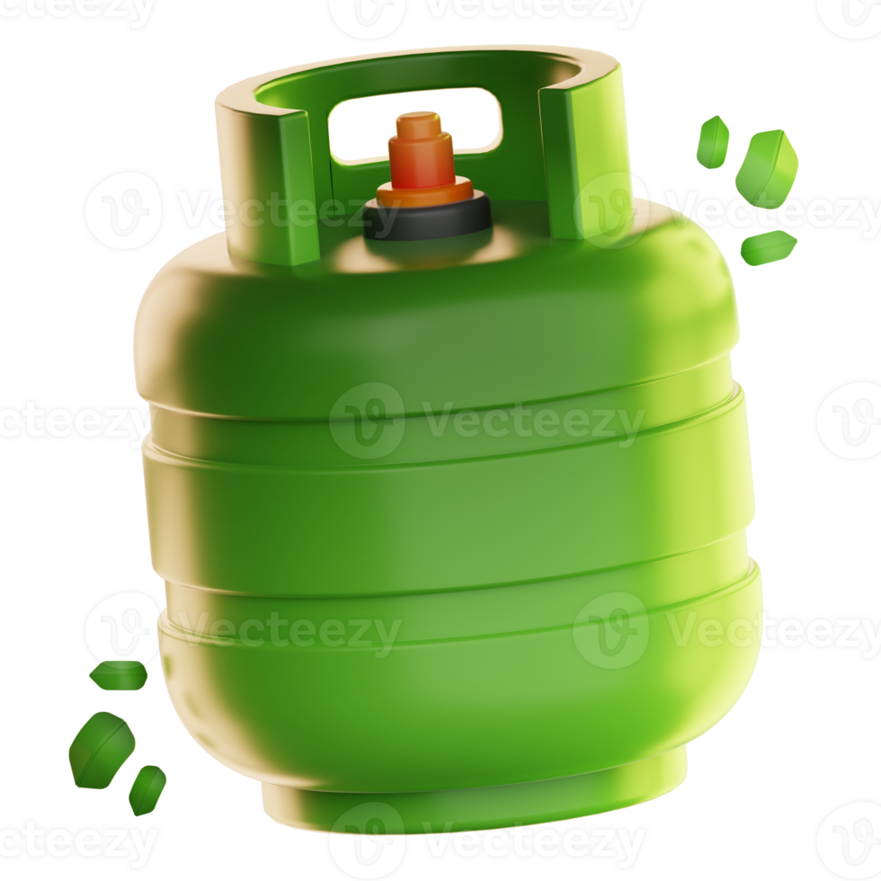 Eco Gasoline ecology technology illustration 3d png