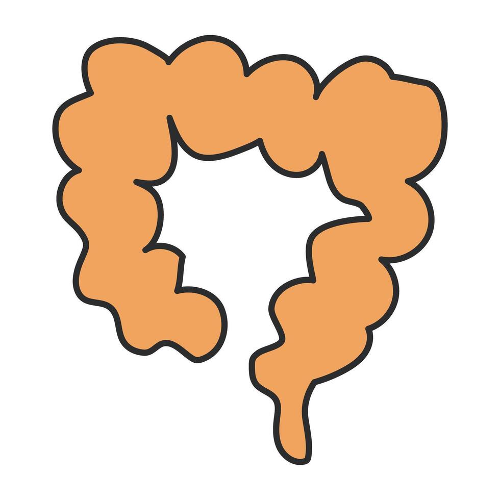 Premium download icon of intestine vector