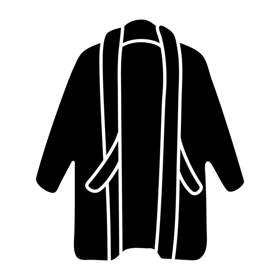 Premium design icon of bathrobe vector