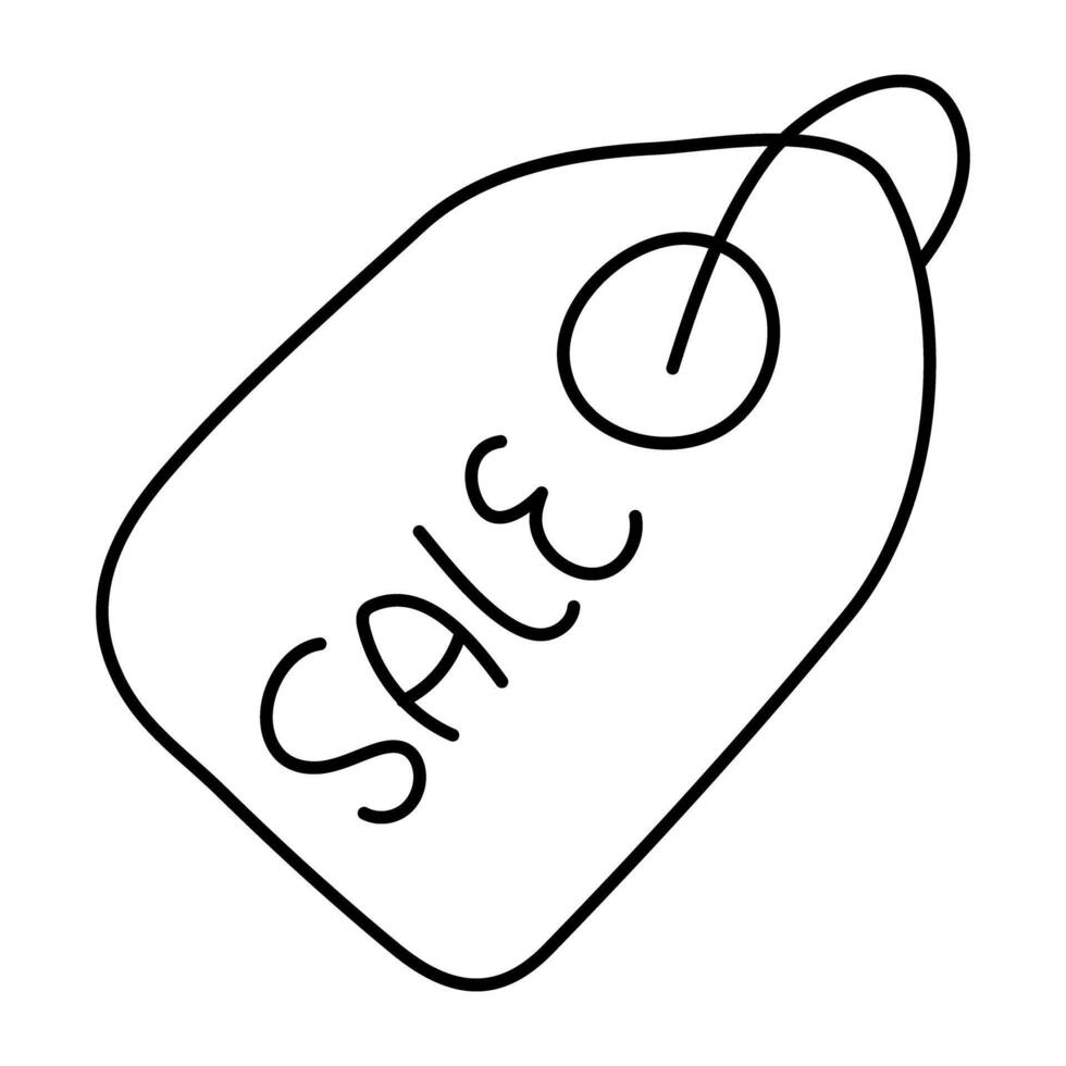 Unique design icon of sale tag vector