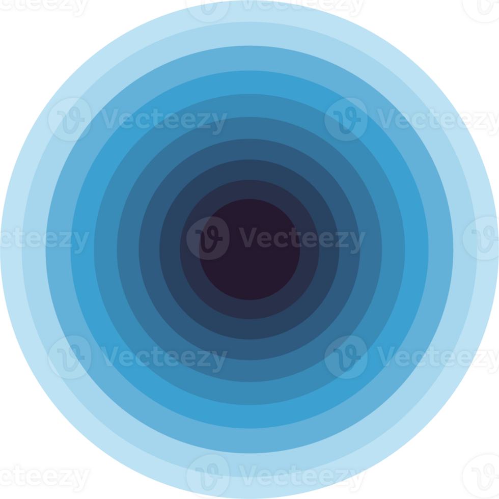 cercle couches abstrait, abstrait moderne pente horizontal, nuances de couleurs. png