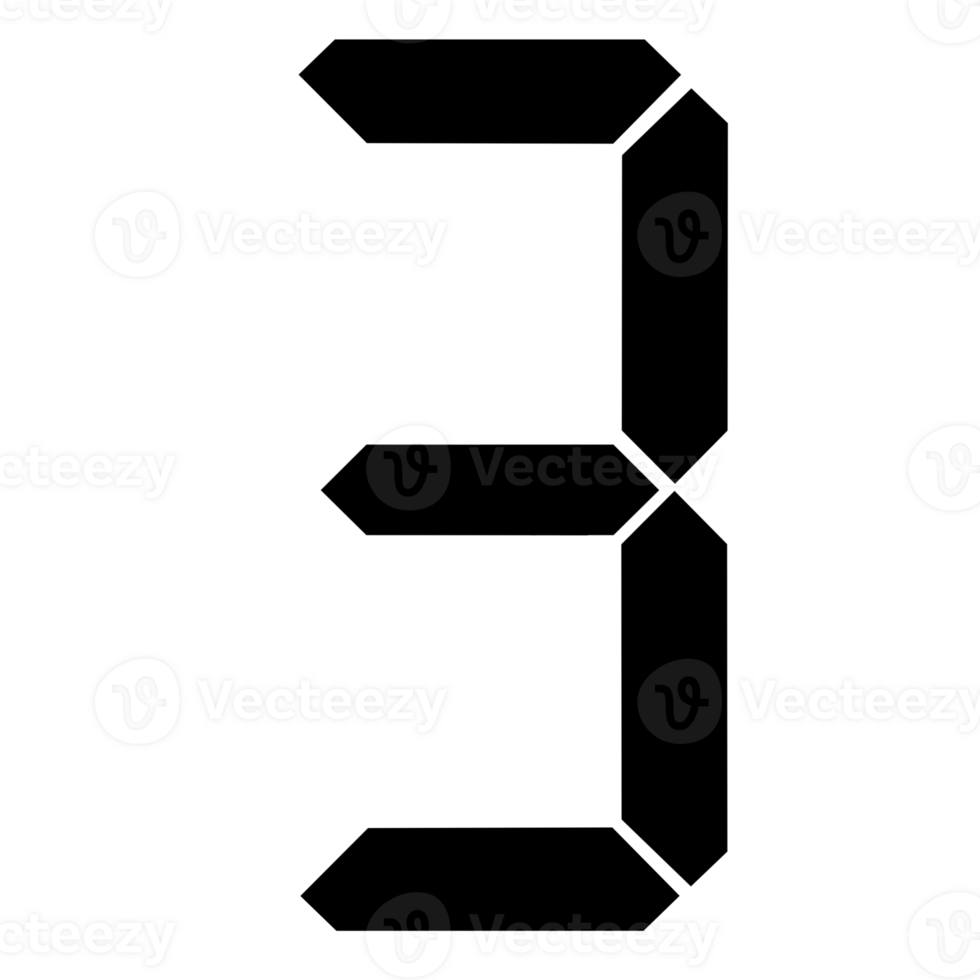 Digital clock number set, Electronic figures, computer display text font png