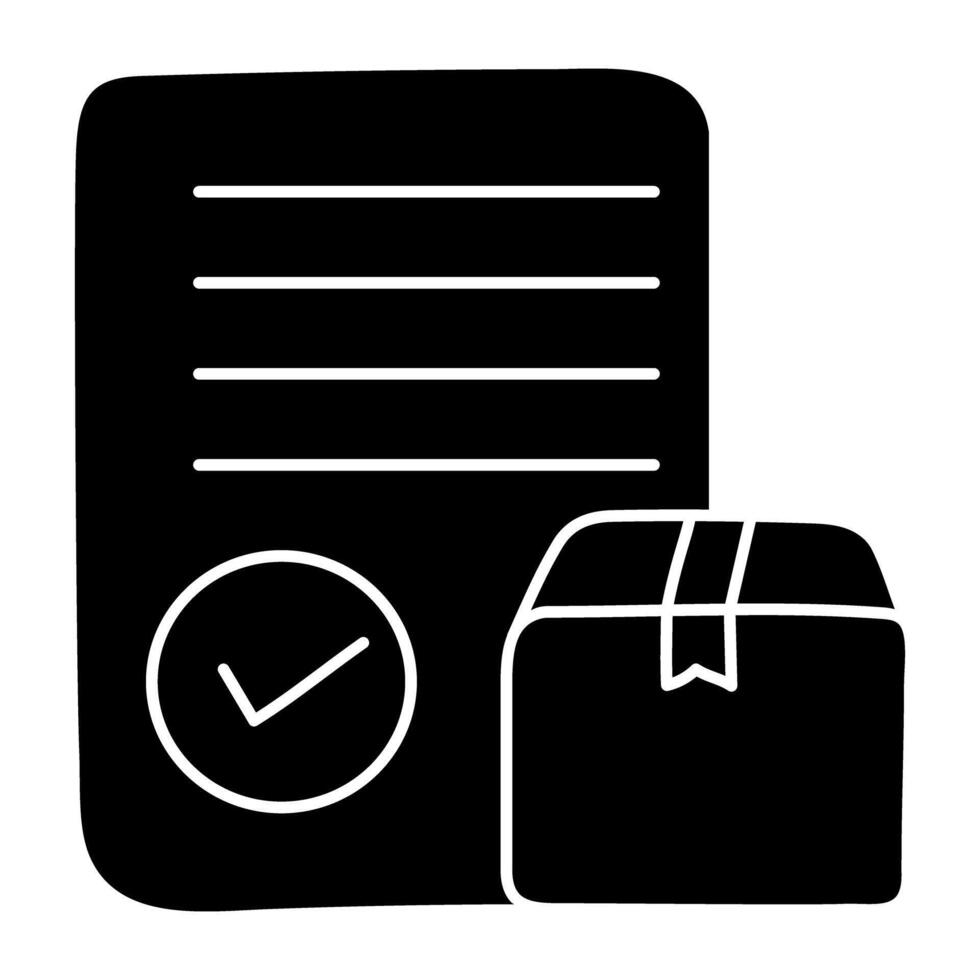 Perfect design icon of logistic list vector