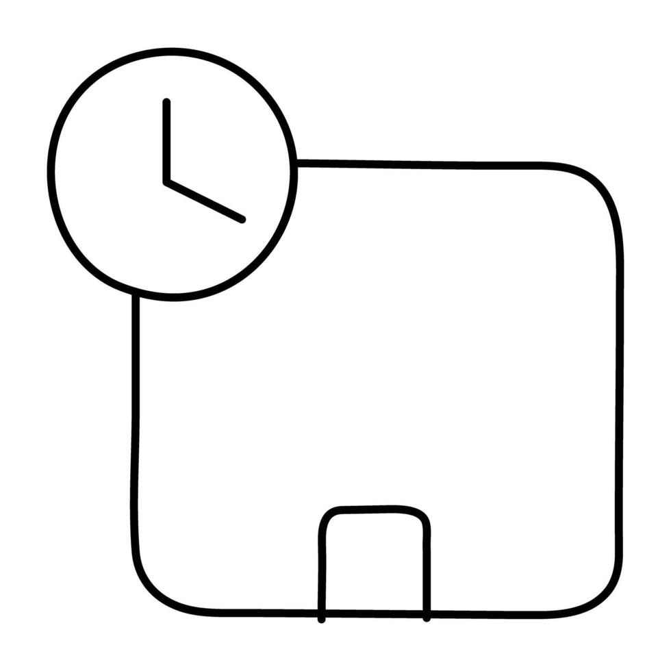 Perfect design icon of delivery time vector