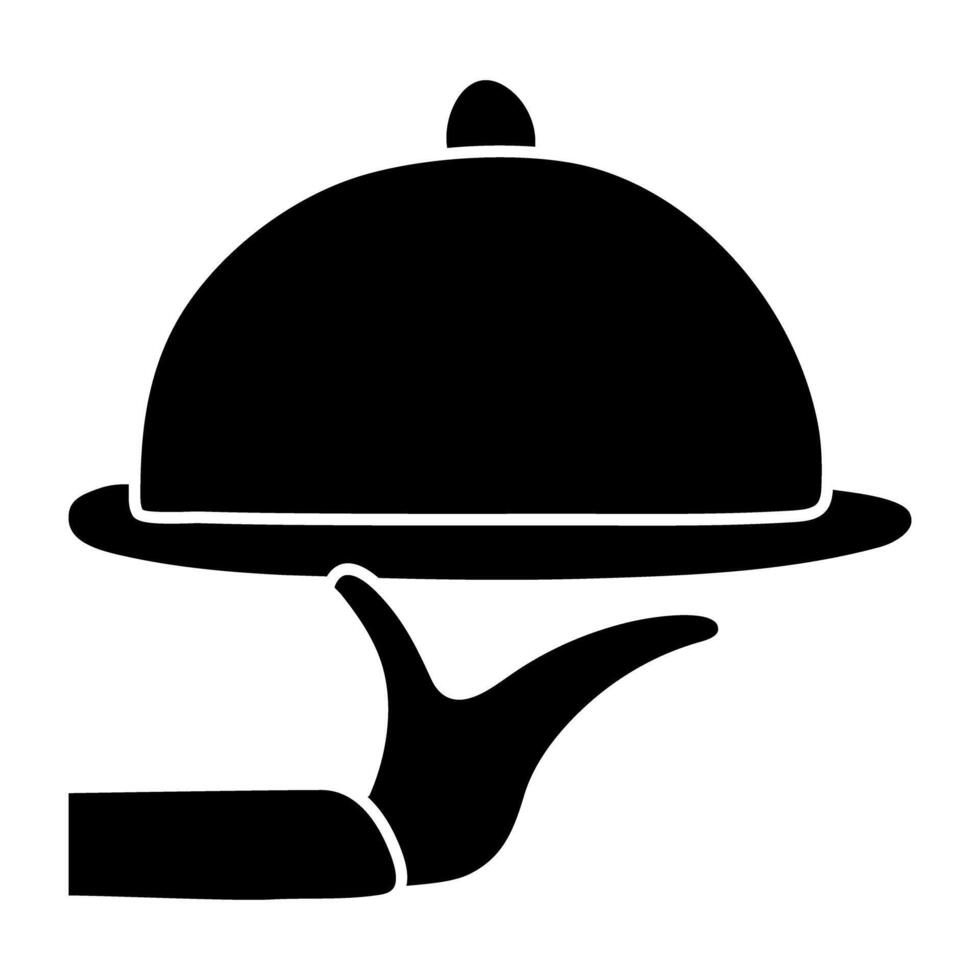 Trendy design icon of cloche vector