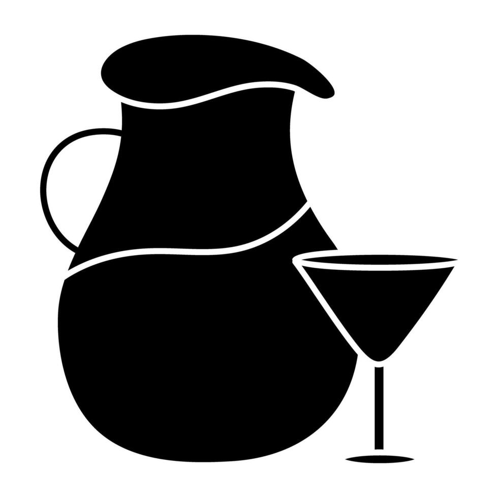 un de moda diseño icono de bebida vector