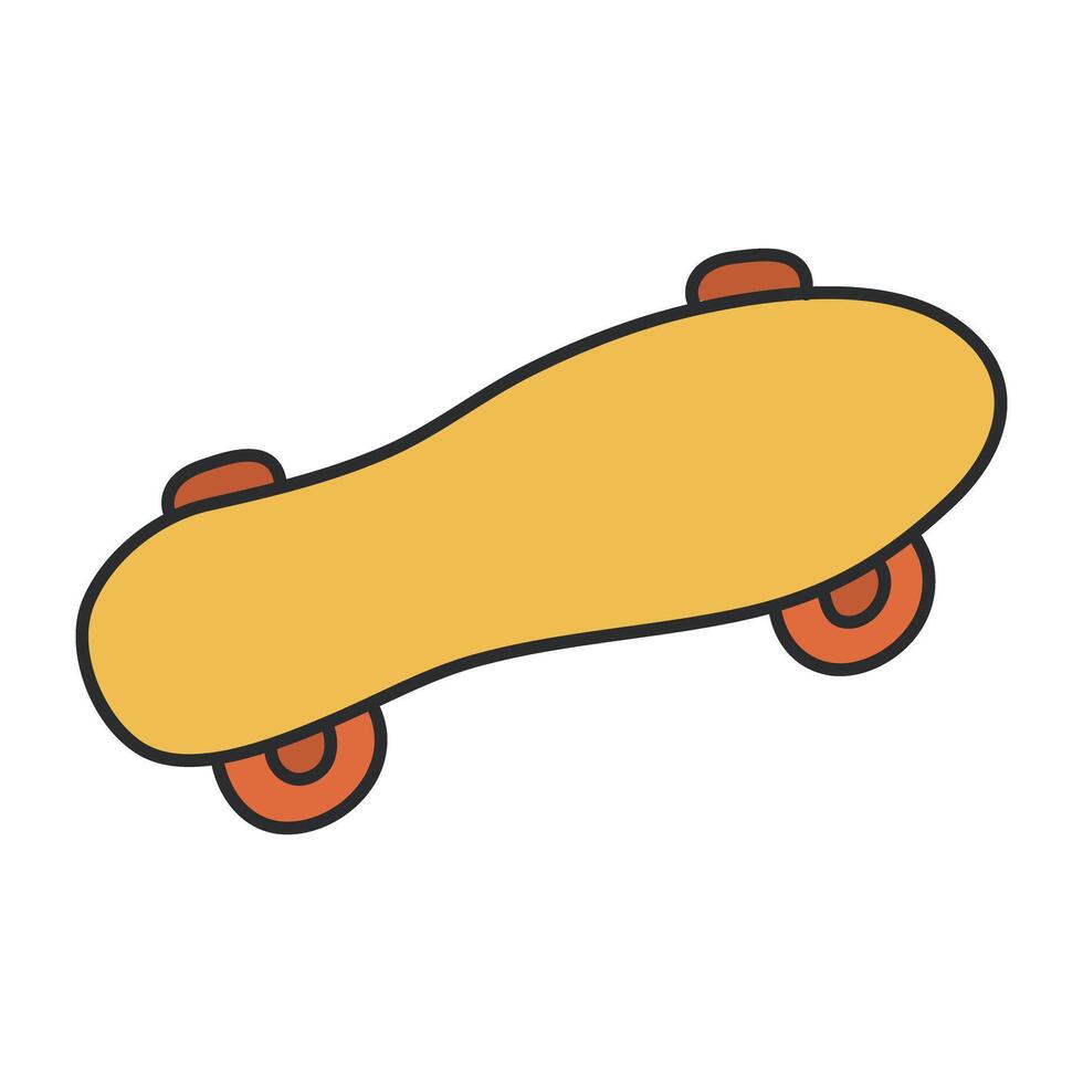 Modern design icon of skateboard vector