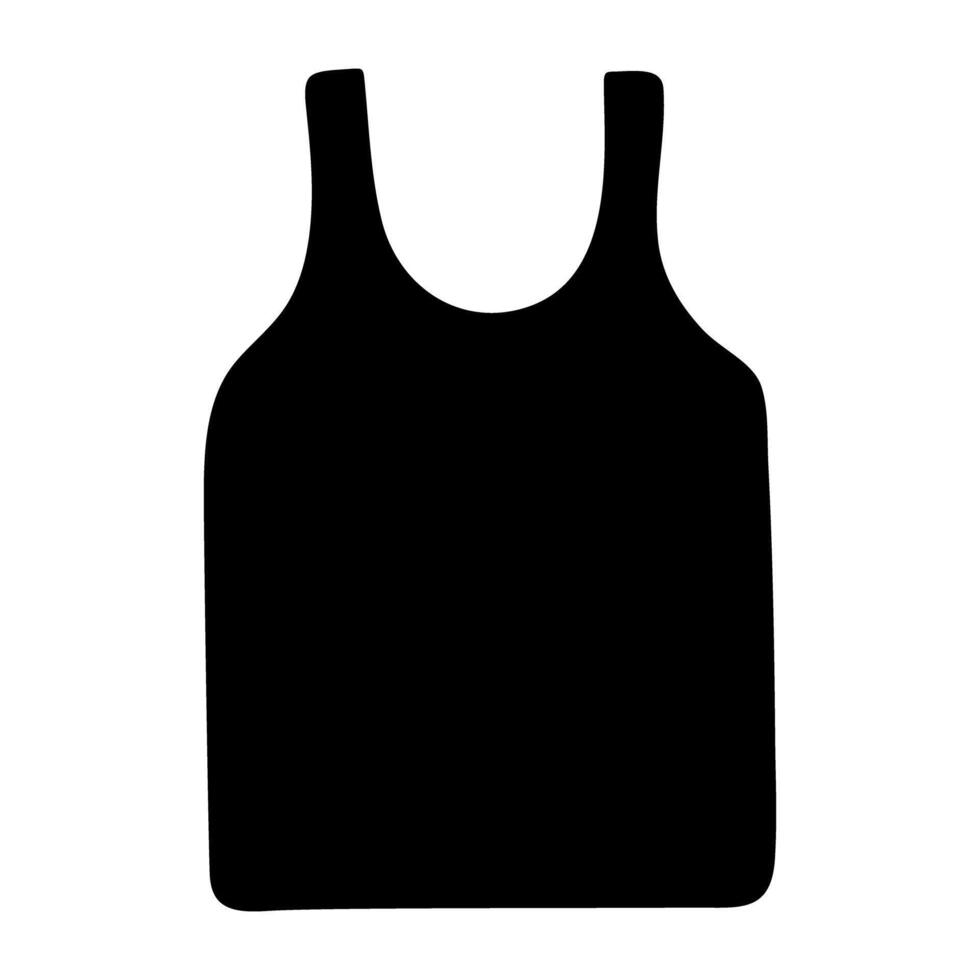 Modern design icon of undershirt vector