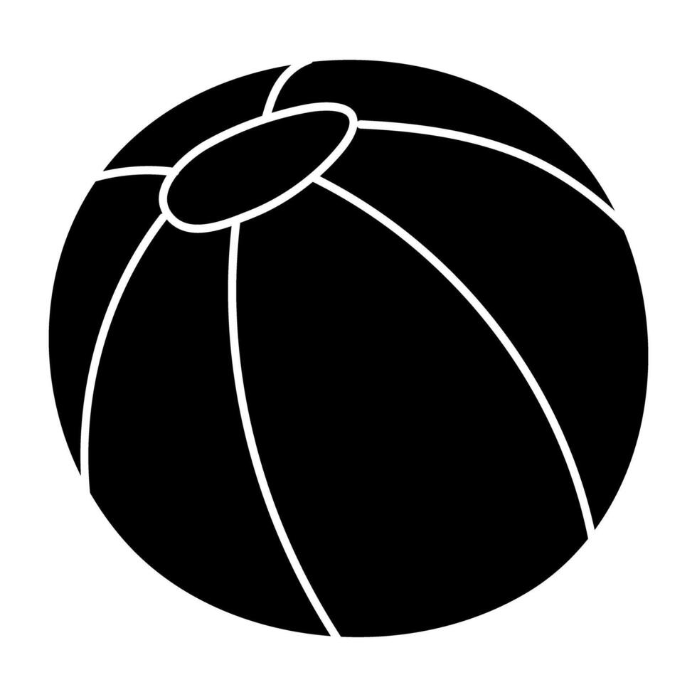 un icono diseño de playa pelota vector
