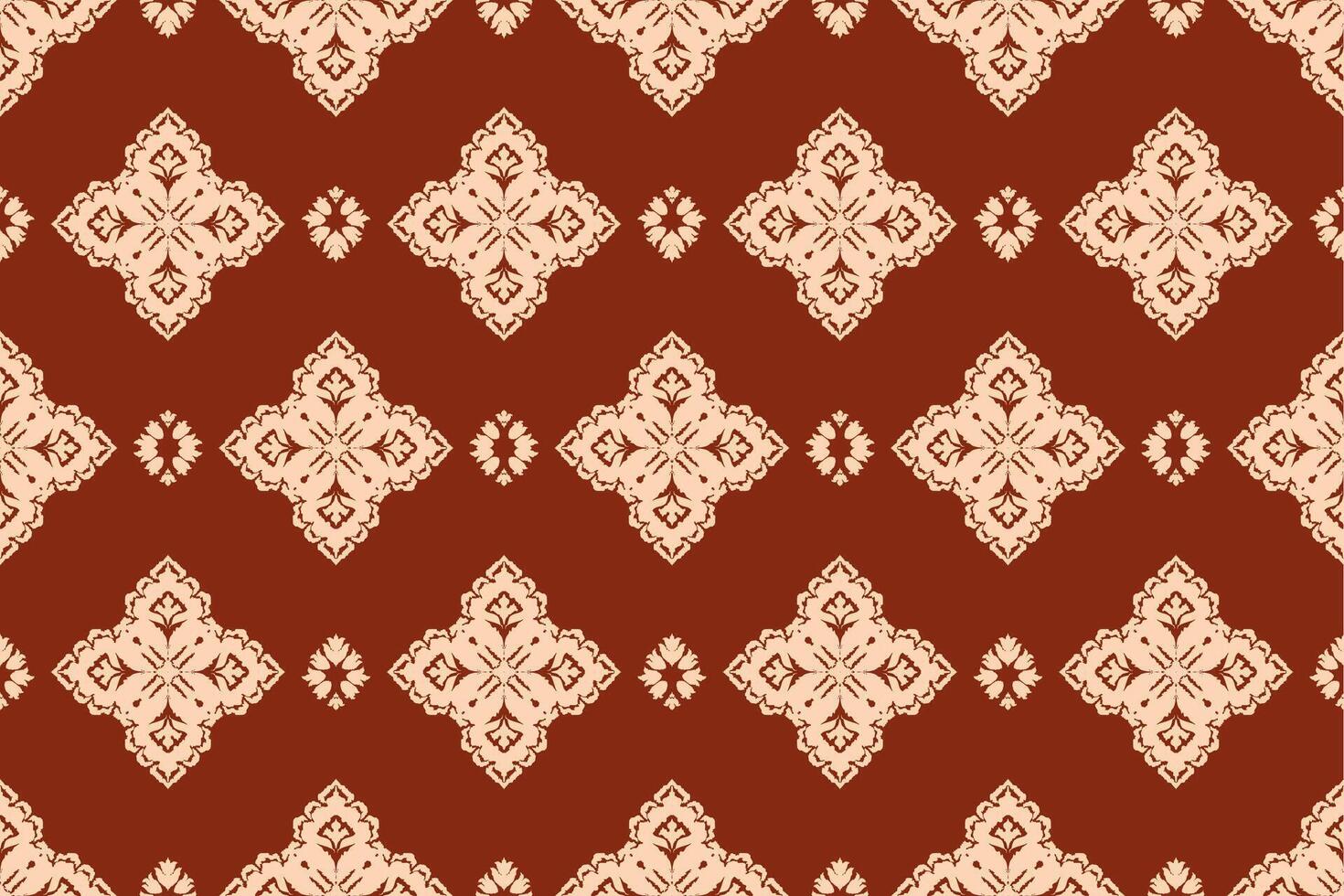 ikat tribal indio sin costura modelo. étnico azteca tela alfombra mandala ornamento nativo boho cheurón textil.geometrico africano americano oriental tradicional vector ilustraciones. bordado estilo.