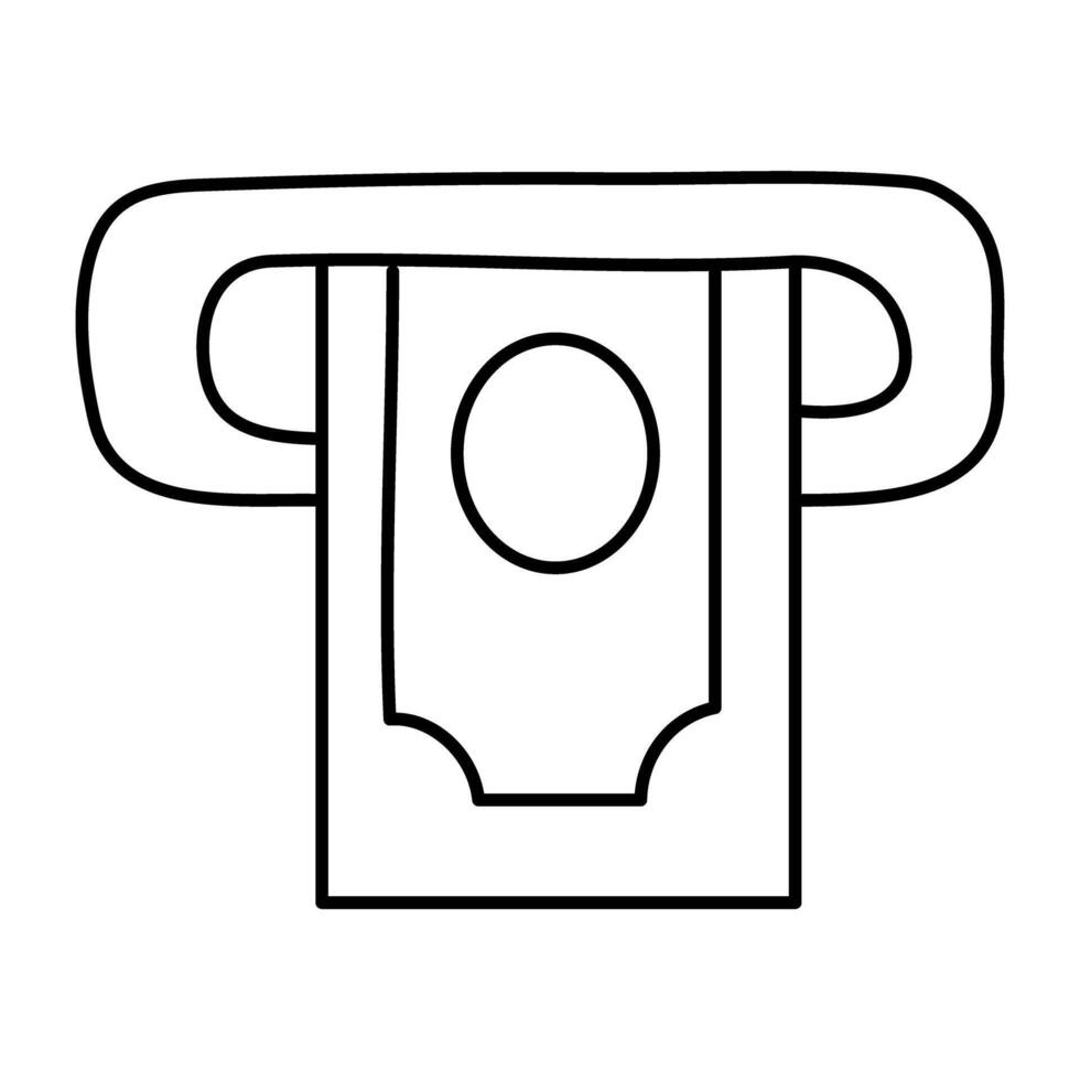 Perfect design icon of money withdrawal vector