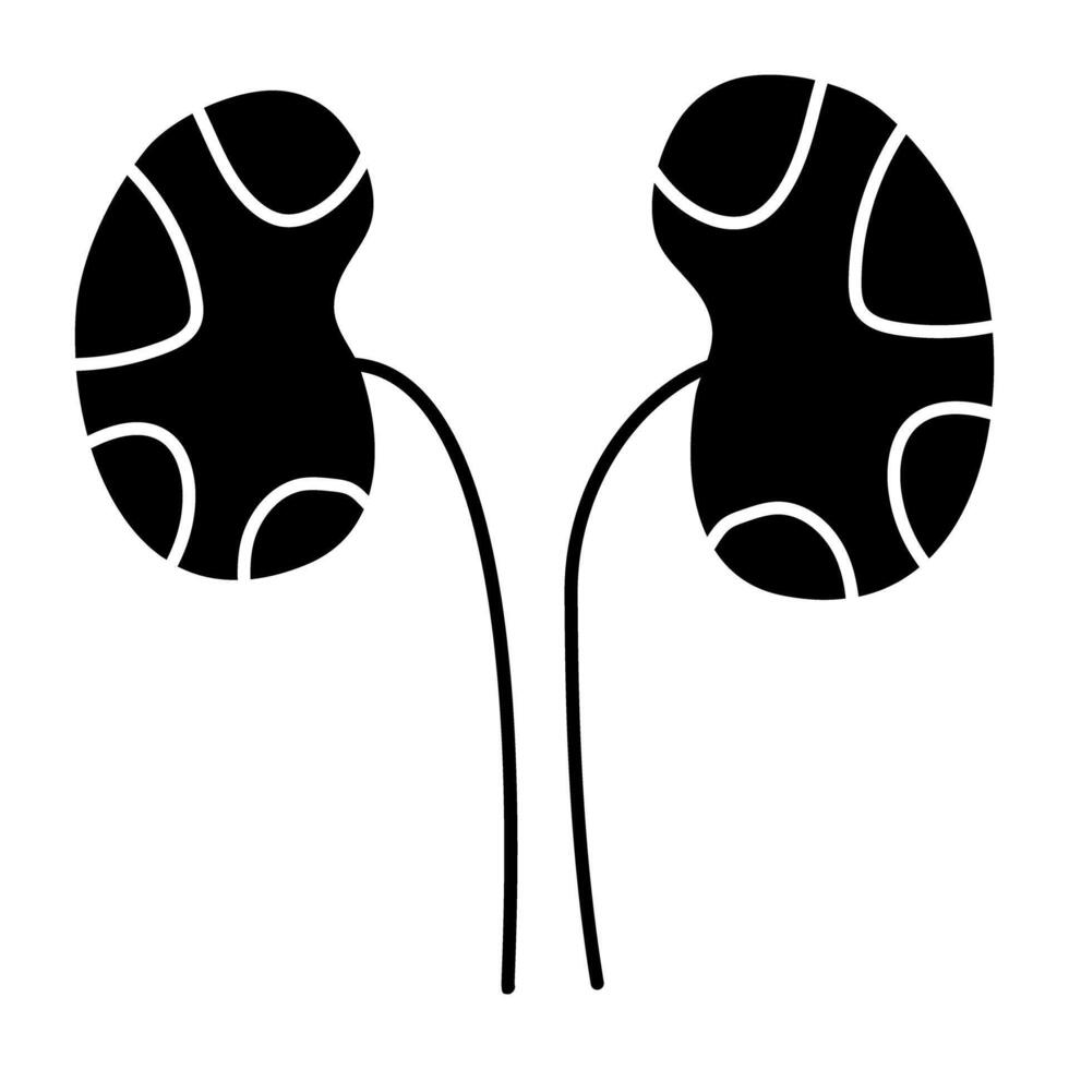 Premium download icon of kidneys vector