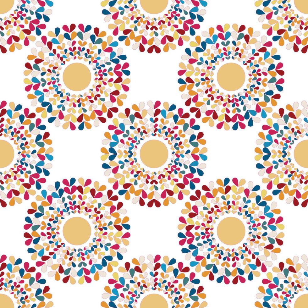 Seamless pattern. Vintage decorative elements. Hand drawn background. Islam, Arabic, Indian, ottoman motifs. Perfect for printing on fabric or paper. vector