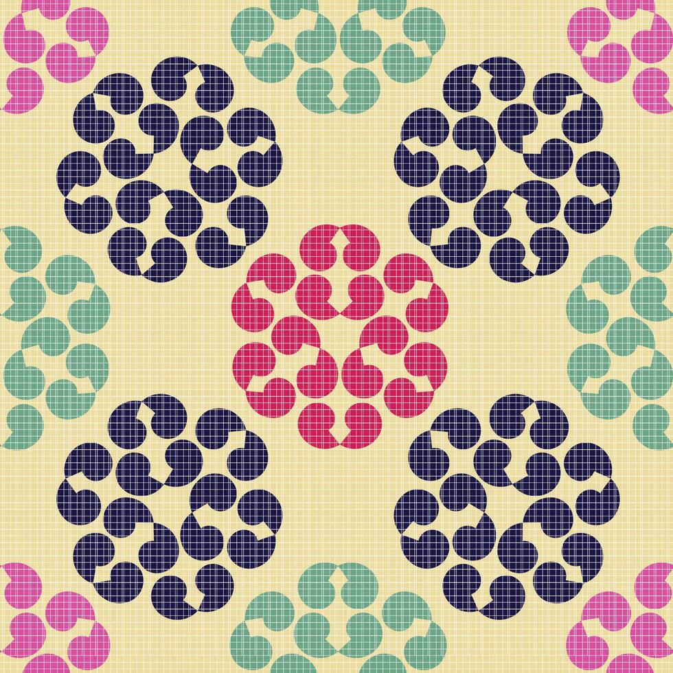 Ethnic boho pattern with decorative drops. Print. Cloth design, wallpaper. vector