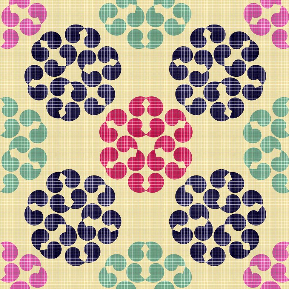 étnico boho modelo con decorativo gotas. impresión. paño diseño, fondo de pantalla. vector