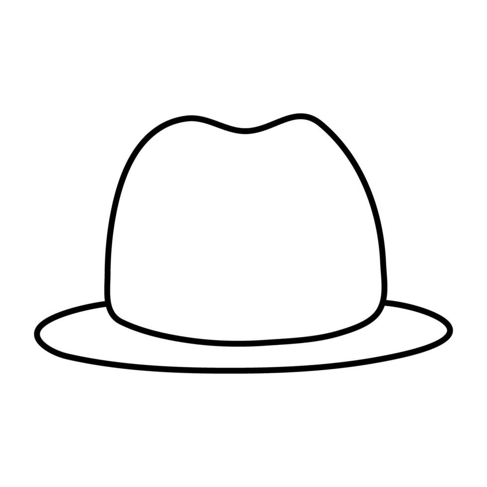 moderno diseño icono de sombrero vector