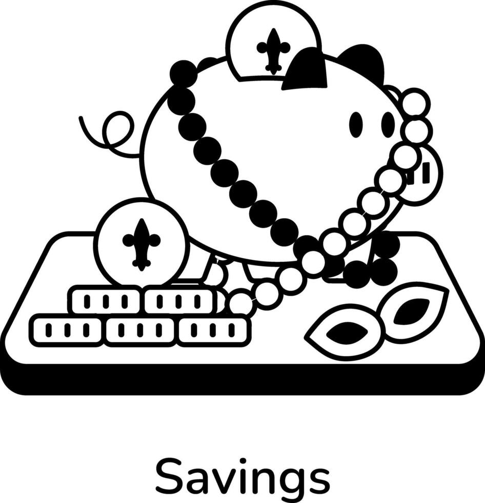 Trendy Savings Concepts vector