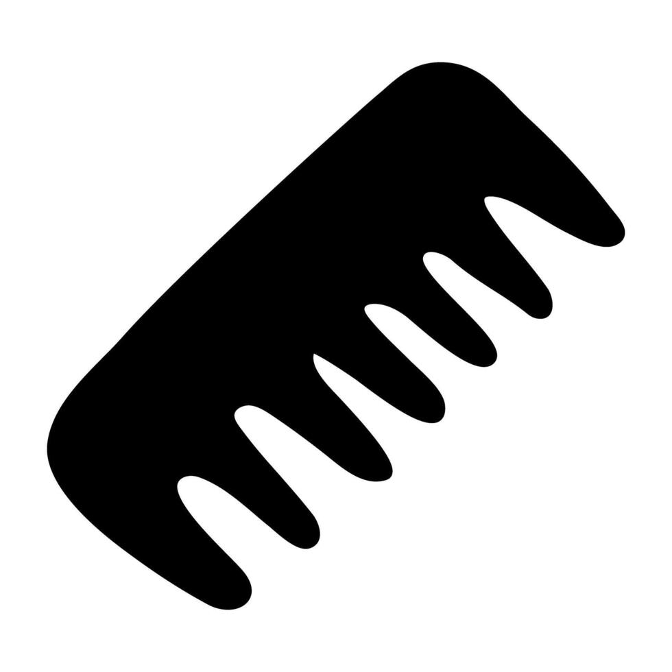 An icon design of comb vector