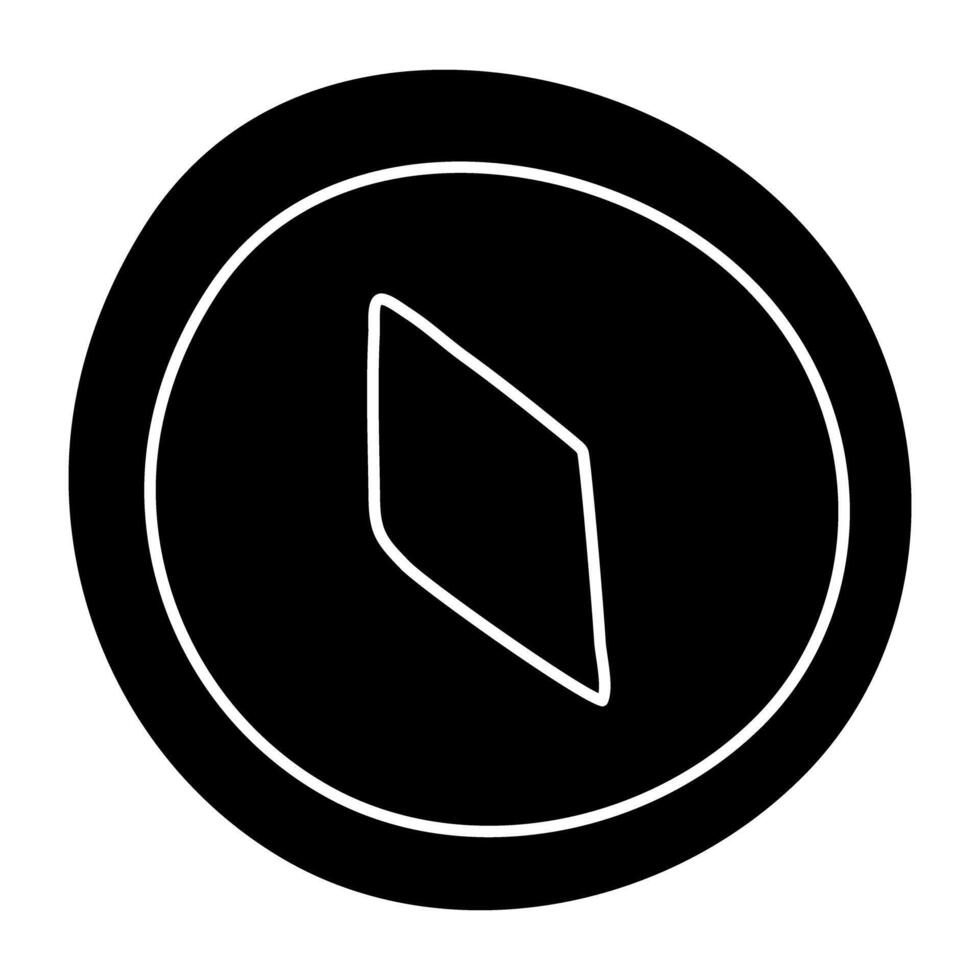Premium design icon of compass vector