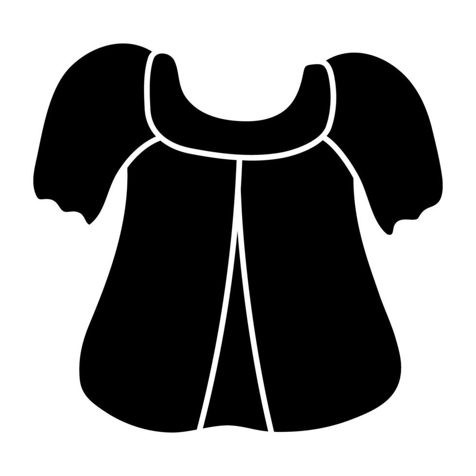 creativo diseño icono de ropa de mujer vector