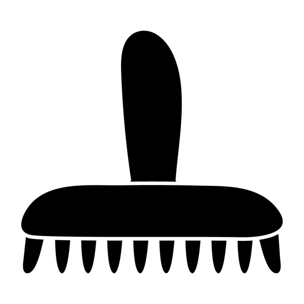 moderno diseño icono de limpieza cepillo vector