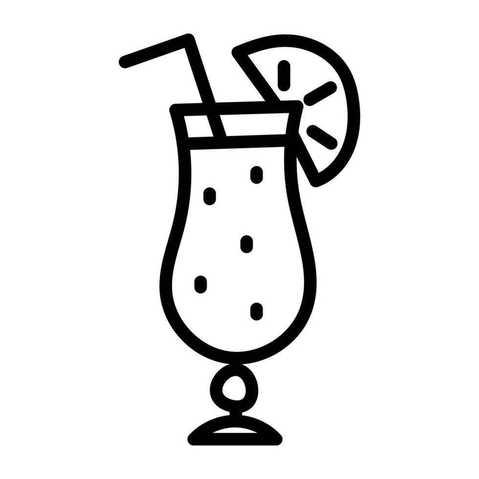 A premium download icon of drink glass vector