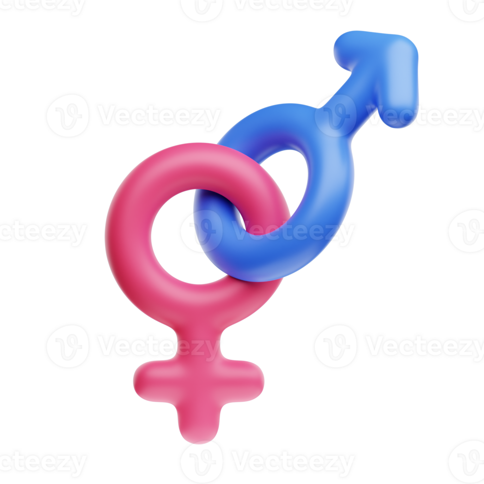 3D Illustration gender png