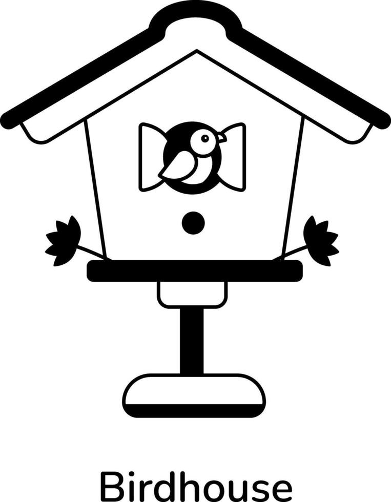 Trendy Birdhouse Concepts vector