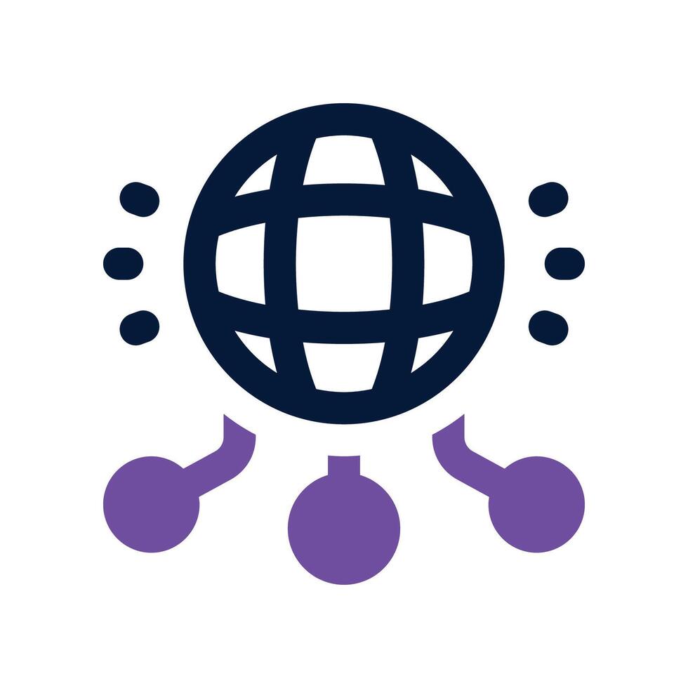 internet icon. vector dual tone icon for your website, mobile, presentation, and logo design.