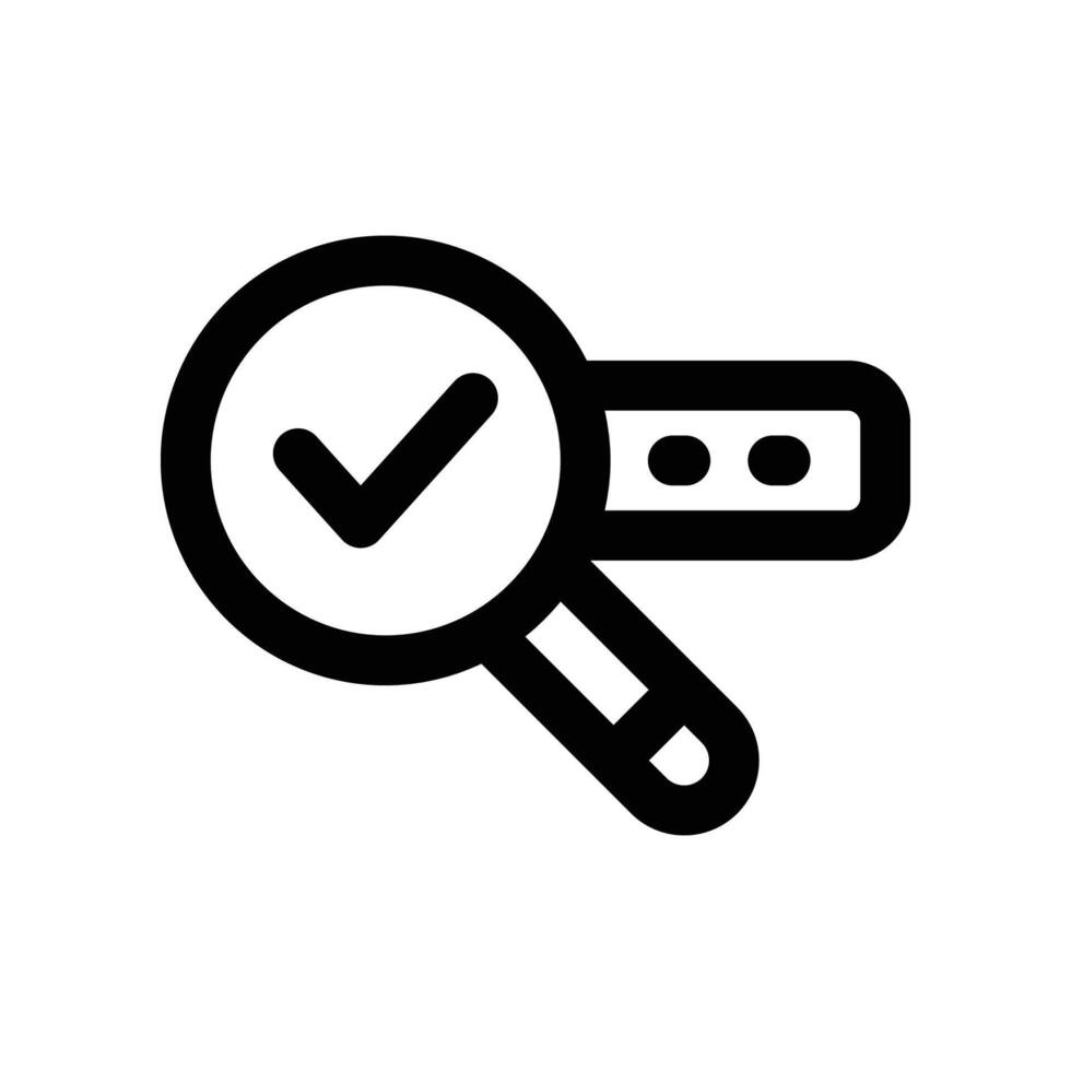 search icon. vector line icon for your website, mobile, presentation, and logo design.