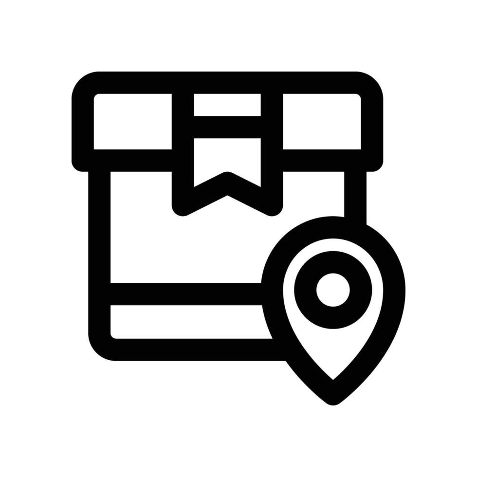 tracking delivery icon. vector line icon for your website, mobile, presentation, and logo design.