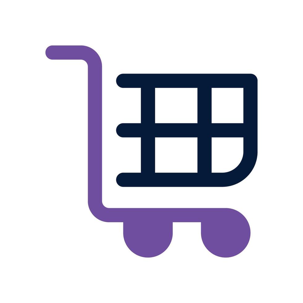 shopping cart icon. vector dual tone icon for your website, mobile, presentation, and logo design.